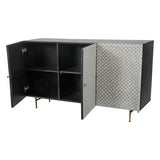 Burgess 3-Door Buffet Sideboard - Grey