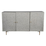 Burgess 3-Door Buffet Sideboard - Grey