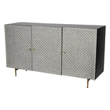 Burgess 3-Door Buffet Sideboard - Grey