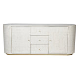 Aspen Bone Inlay Buffet Sideboard - White