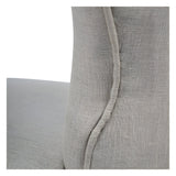 Walker Wooden Upholstered Dining Chair - Beige