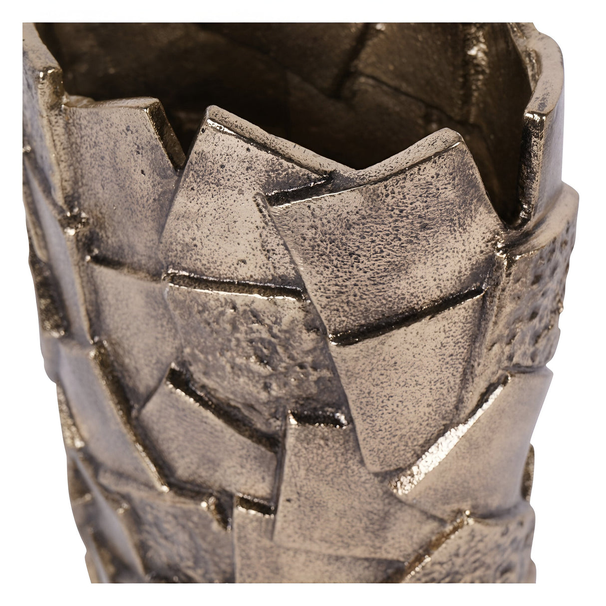 Montrose Cast Aluminium Decorative Vase 25cm - Antique Gold