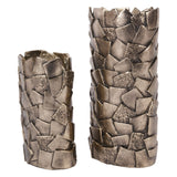 Montrose Cast Aluminium Decorative Vase 25cm - Antique Gold