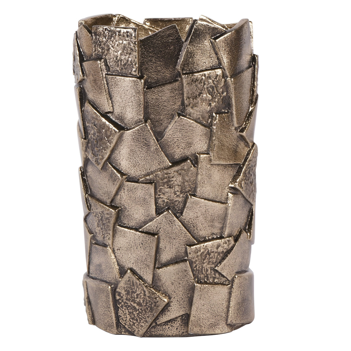 Montrose Cast Aluminium Decorative Vase 25cm - Antique Gold