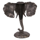 Kariba Cast Aluminium Elephant Figurine - 31.5cm