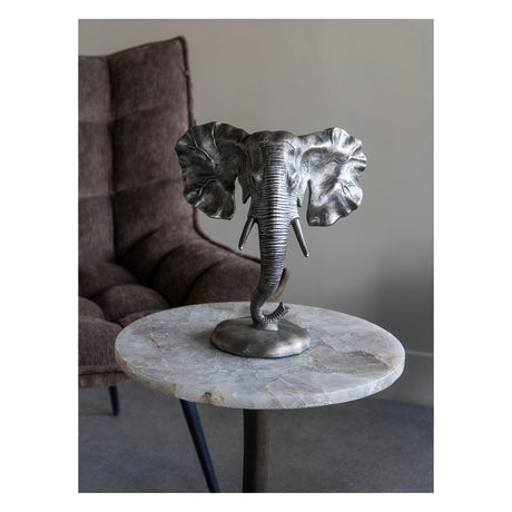 Kariba Cast Aluminium Elephant Figurine - 31.5cm