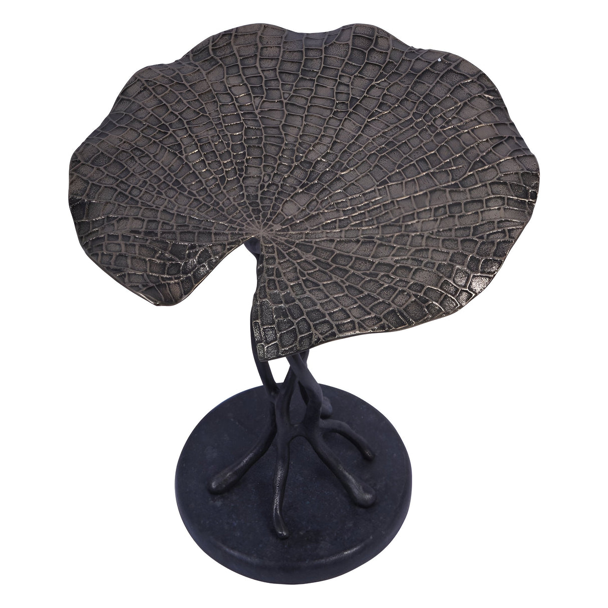 Lily Pad Leaf Side Table - Gold