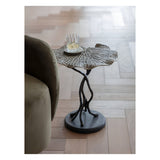 Lily Pad Leaf Side Table - Gold