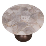 Bosworth Smokey Quartz Side Table 60cm - Grey