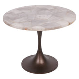 Bosworth Smokey Quartz Side Table 60cm - Grey