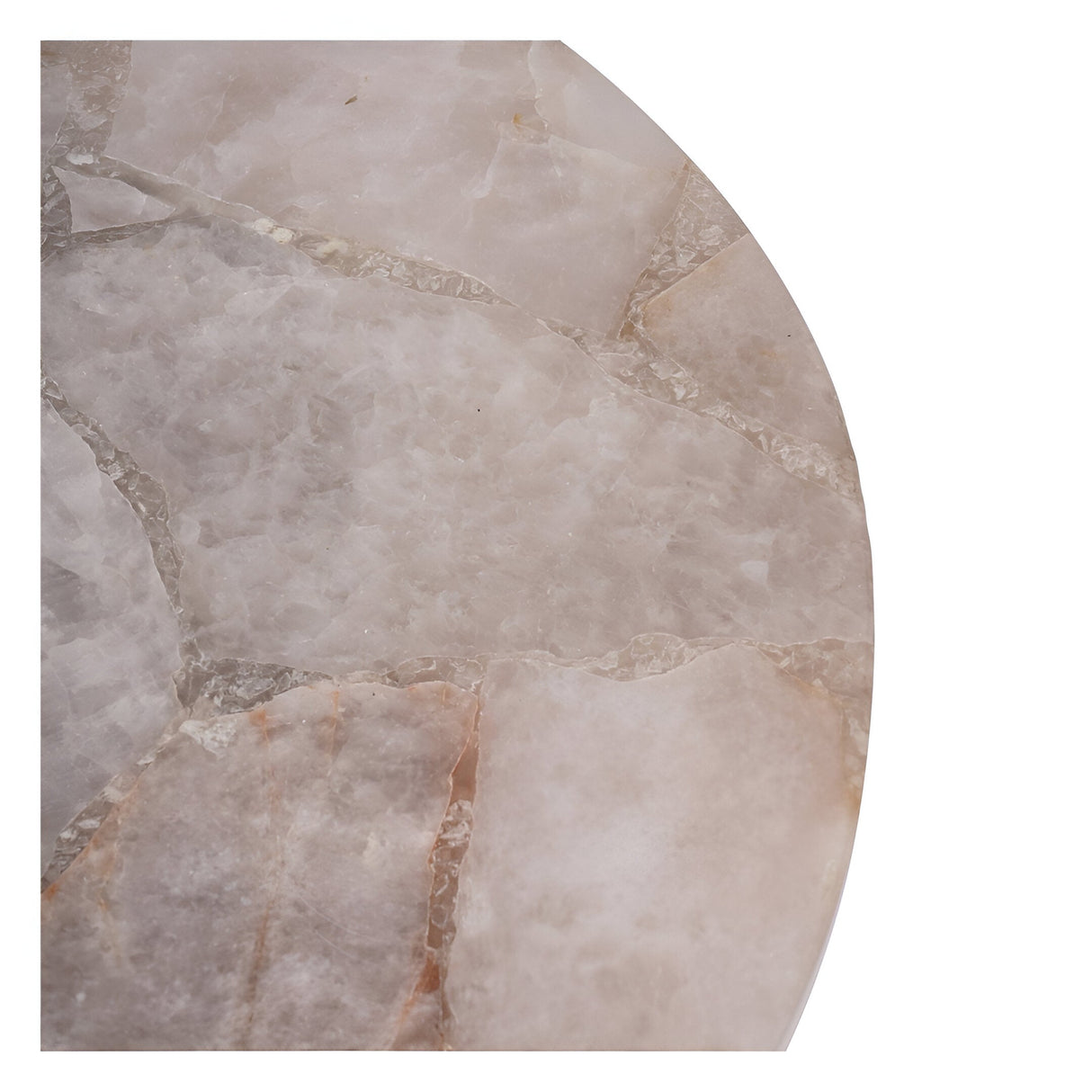 Bosworth Smokey Quartz Side Table 42cm - Grey