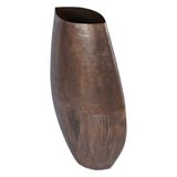 Southwold Textured Oval Vase 100cm - Antique Brass