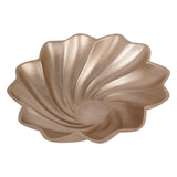 Marin Scallop Round Bowl - Champagne Gold