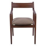 Monterey Wooden Upholstered Dining Chair - Brown