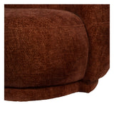 Waverley Curved 2 Seater Mini Sofa - Terracotta