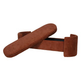 Waverley Upholstered Storage Ottoman - Terracotta