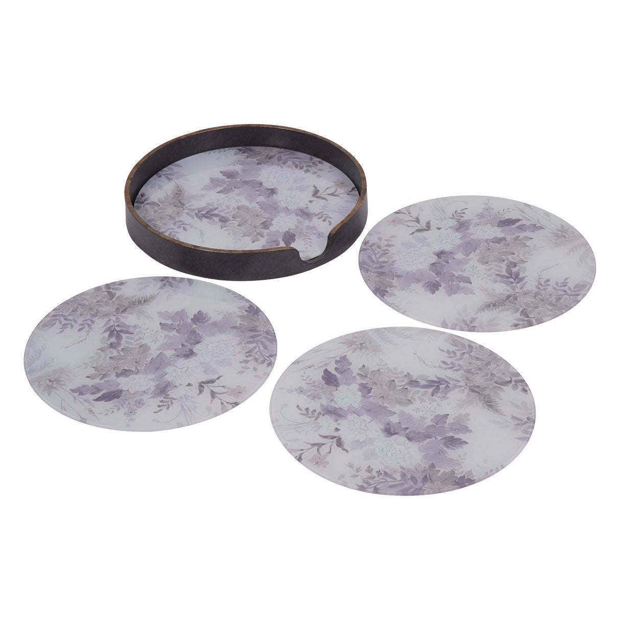 Laura Ashley Linlithgow Set Of 4 Placemats - Purple