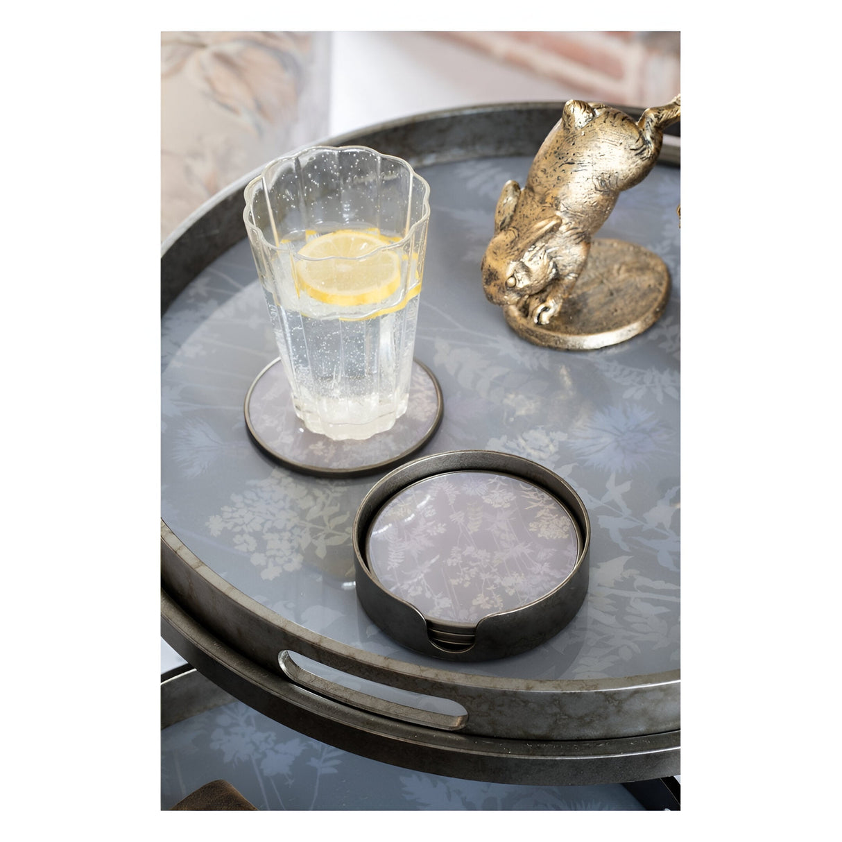 Laura Ashley Tidworth Coasters - Grey