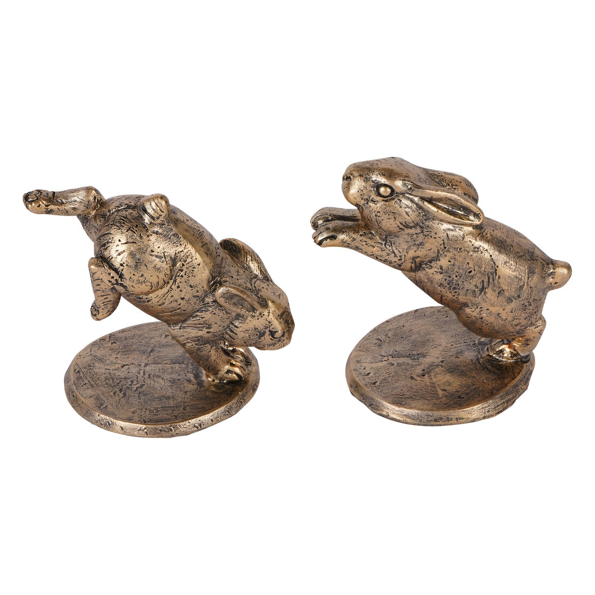 Laura Ashley Set of 2 Hopping Rabbits Figurine - 12.8cm