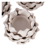 Laura Ashley Set of 3 Larkhill Artichoke Tealight Holders - Off White