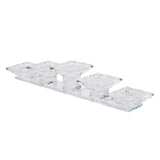 Laura Ashley Morcott 5 Head Glass Pillar Holder - Clear