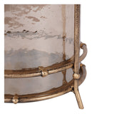 Laura Ashley Astaire Bamboo Table Hurricanes Large - Gold