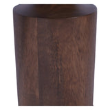 Amalfi Wooden Pillar Holder 23cm - Brown