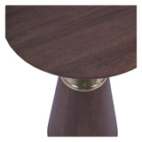 Amalfi Wooden Side Table - Brown