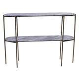 Toronto Marble Top & Base Console Table - Grey