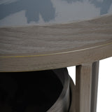 Removable Tray Top Nesting Side Tables – Taupe