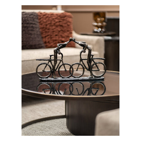 Smooching Cyclist Figurine - 47.5cm