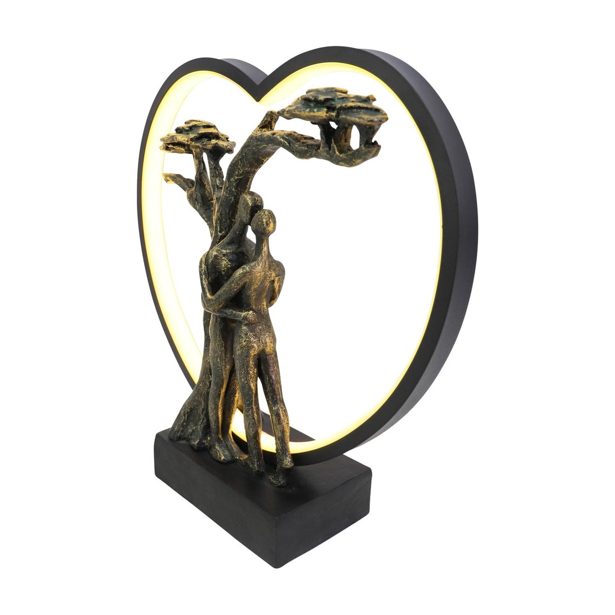 Heart LED Couple & Tree Lighting Accessory – Bronze