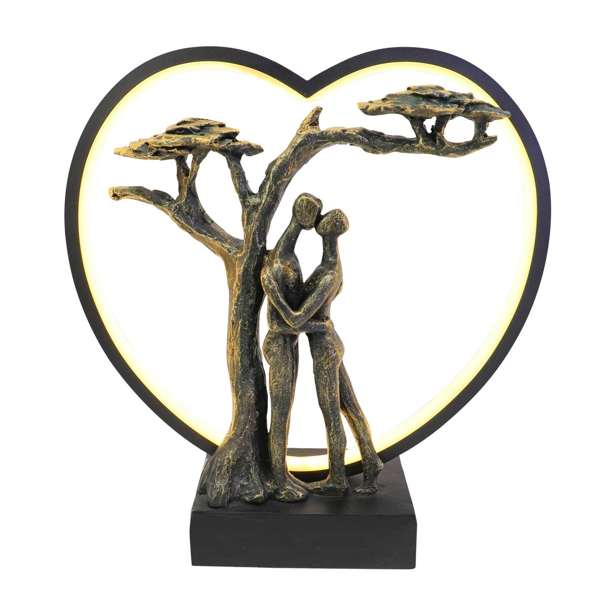 Heart LED Couple & Tree Lighting Accessory – Bronze