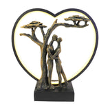 Heart LED Couple & Tree Lighting Accessory – Bronze