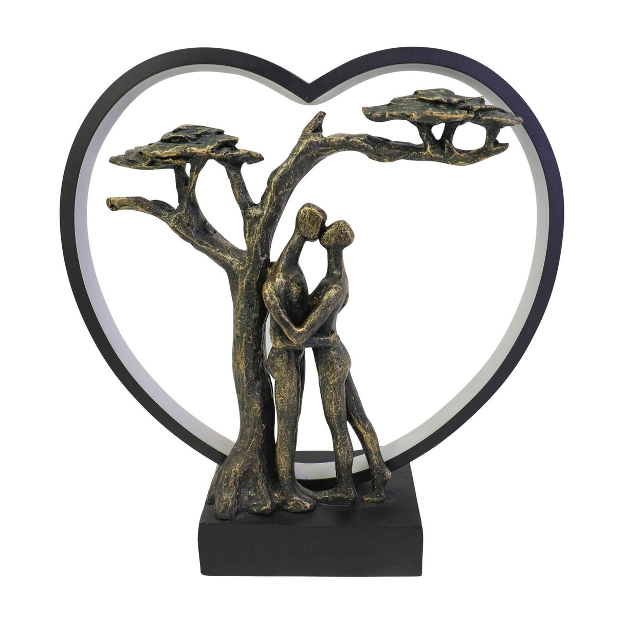 Heart LED Couple & Tree Lighting Accessory – Bronze