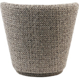 Textured Swivel Accent Armchair – Mocha