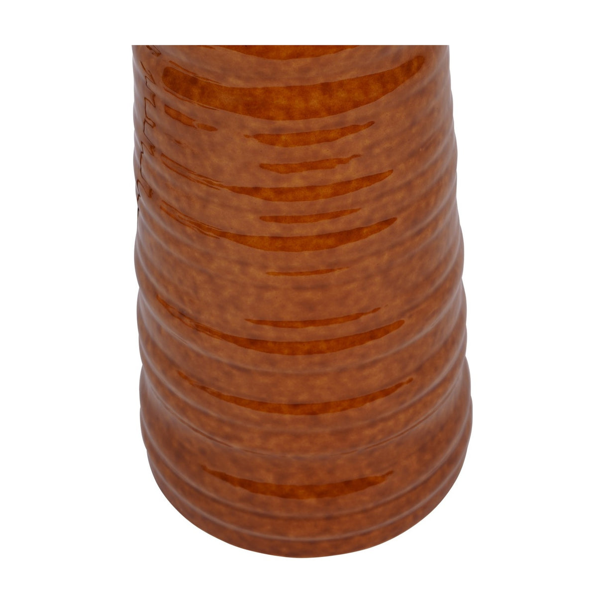 Ribbed Ceramic Terracotta Table Lamp