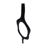 Raw-Cast Aluminium Floor Sculpture – Black