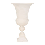 Stonewash Aluminium Urn Vase – Cream