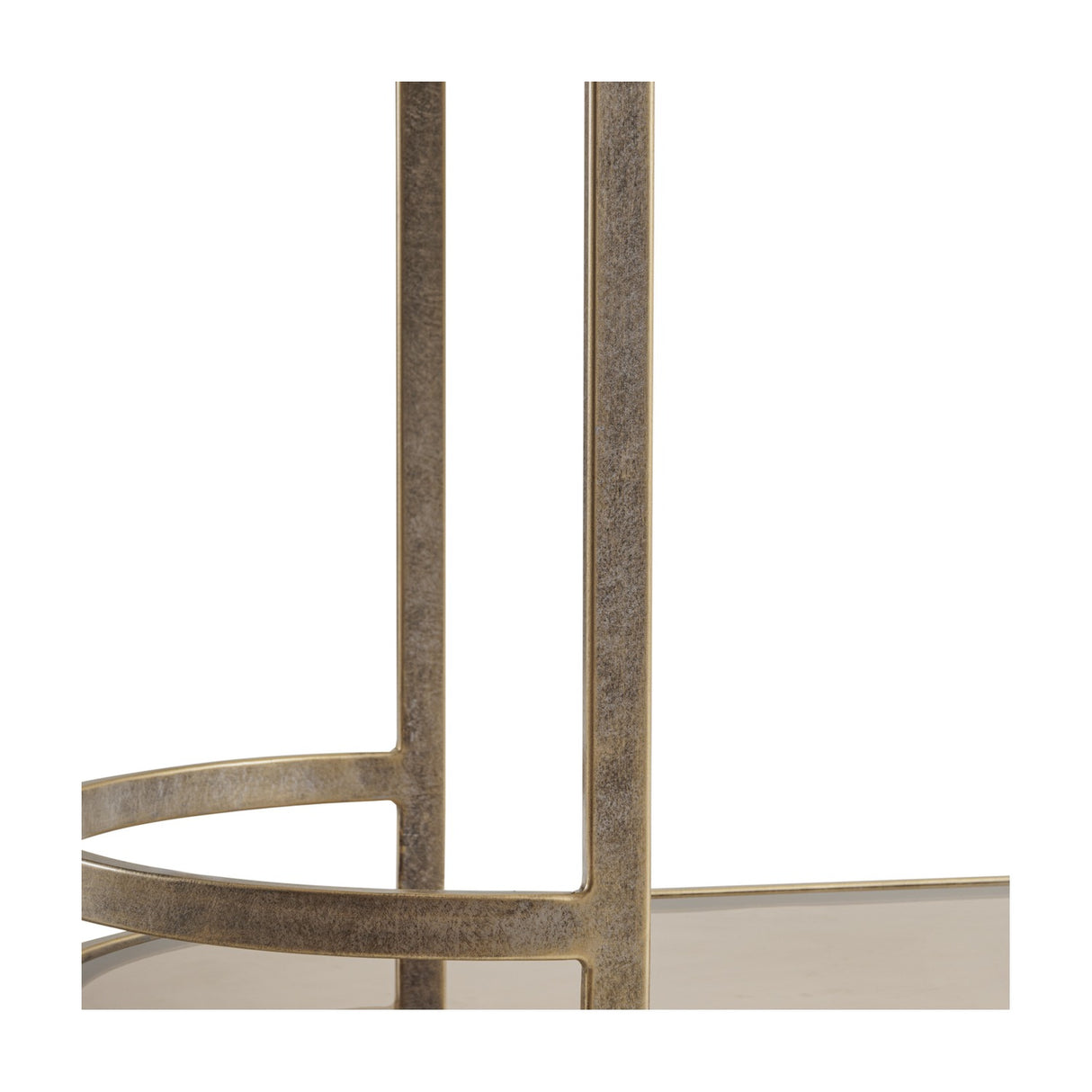 Marble Top Aged Gold Drinks Trolley