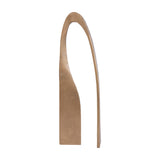 Textured Cast Aluminium Arch Sculpture – Antique Brass