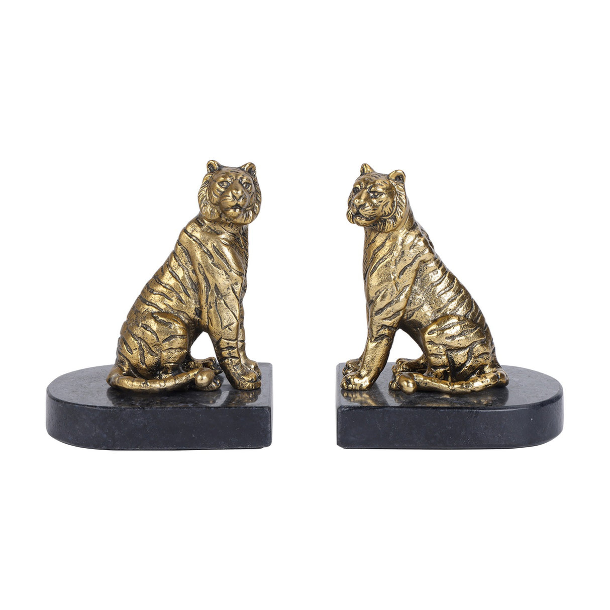 Antique Gold Tiger Granite Bookends – Antique Gold