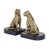 Antique Gold Tiger Granite Bookends – Antique Gold