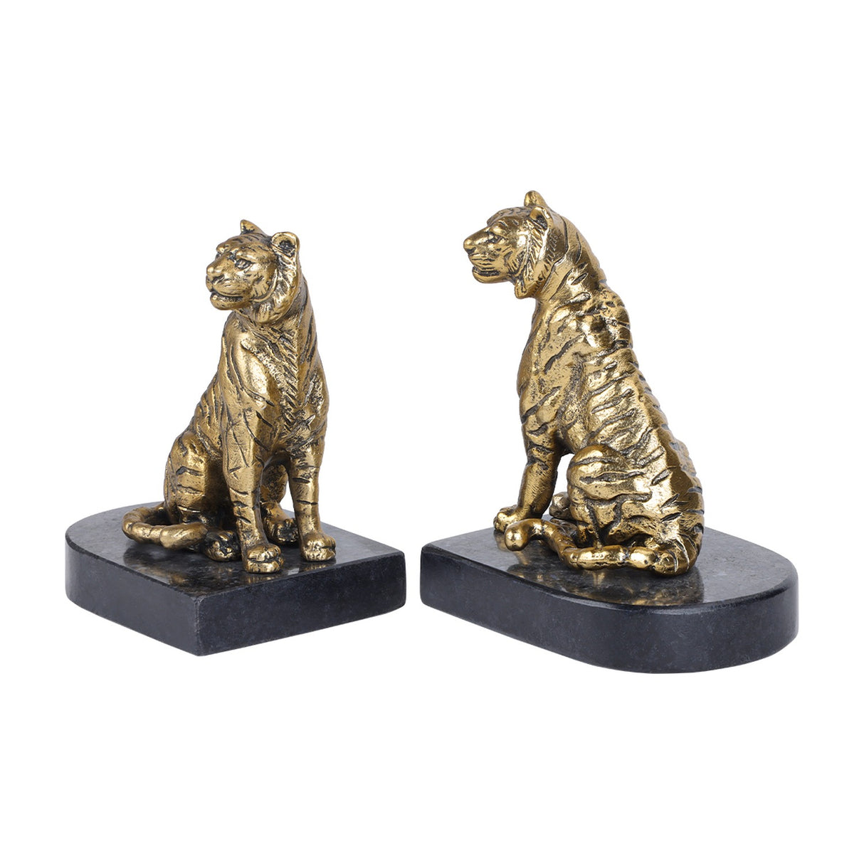 Antique Gold Tiger Granite Bookends – Antique Gold