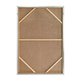 Heavy Textured Framed Canvas Wall Art – Blue
