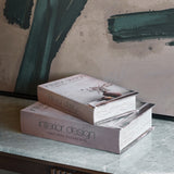 Faux Leather Book Storage Box