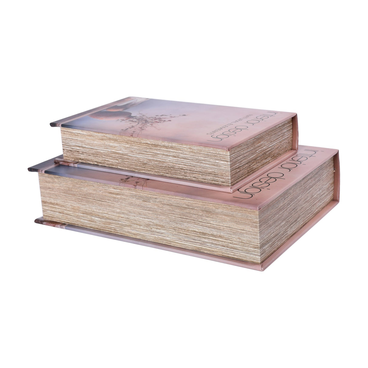 Faux Leather Book Storage Box