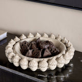 Acorn Border Ceramic Decorative Bowl – Cream