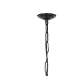 Libra Interiors Tiered Cloud Wire pendant light ceiling canopy and matt black chain suspension detail on a plain white background.