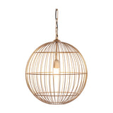 Globe Wire Pendant Light – Brass